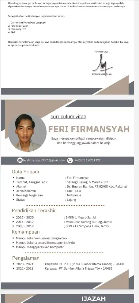 Cari lowongan kerja