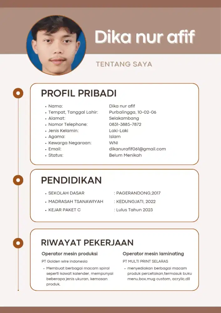 saya mencari lowongan pekerjaan
