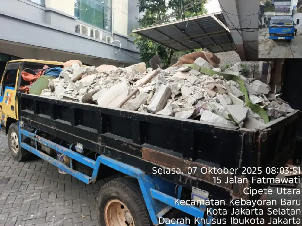 Jasa buang puing dan angkut tanah