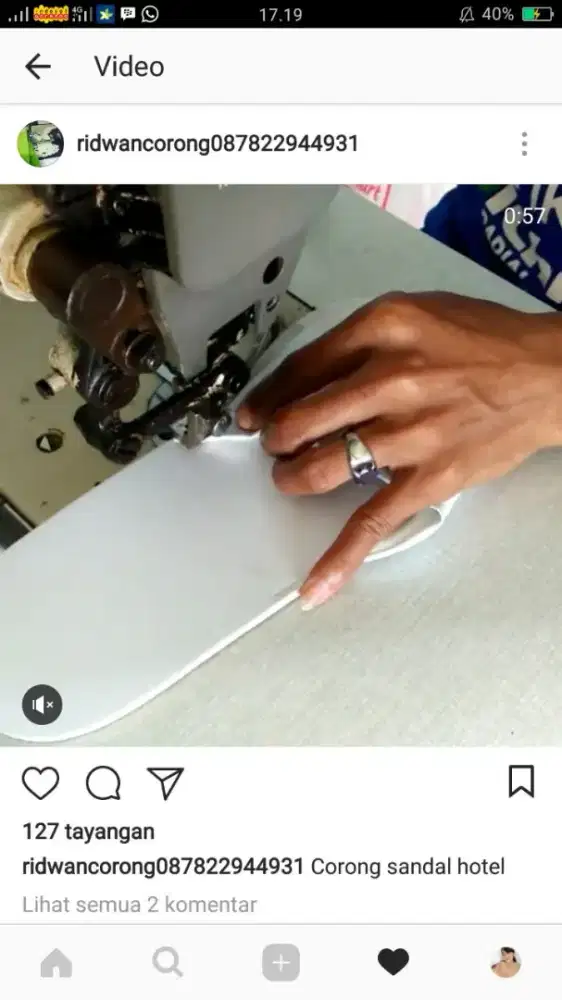 cari  Penjahit free lance sandal murah