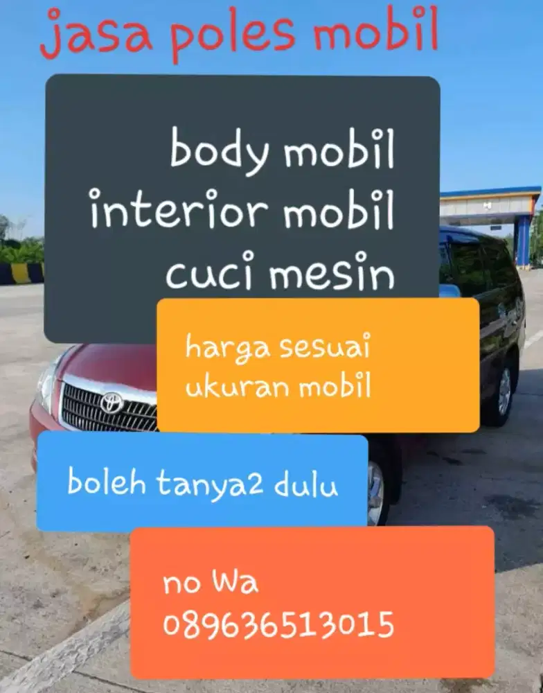 jasa poles mobil