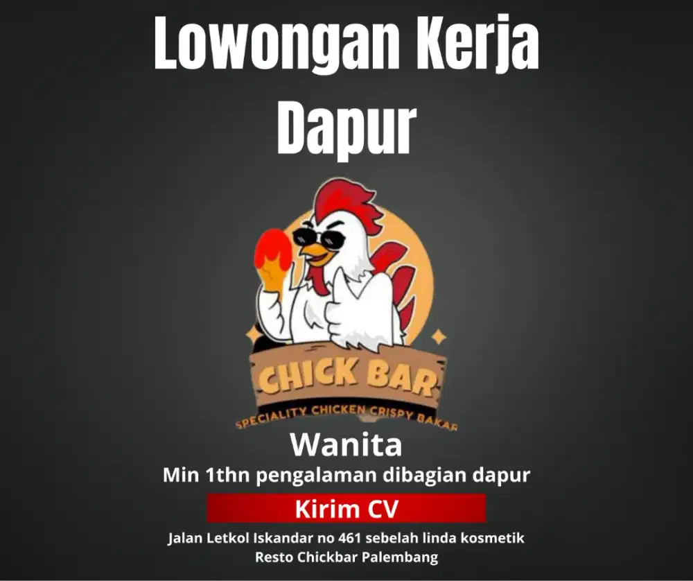 Loker resto baru
