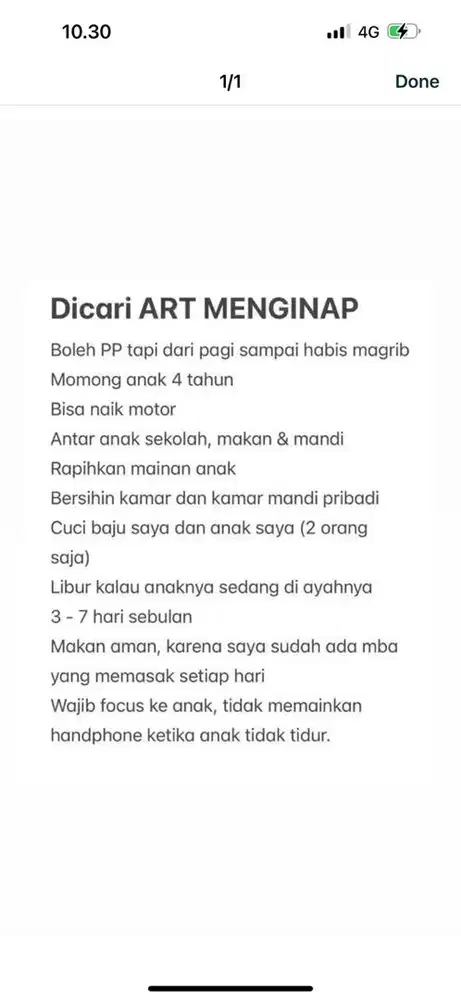 ART Momong Anak