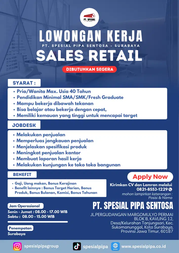 Sales Retail Surabaya