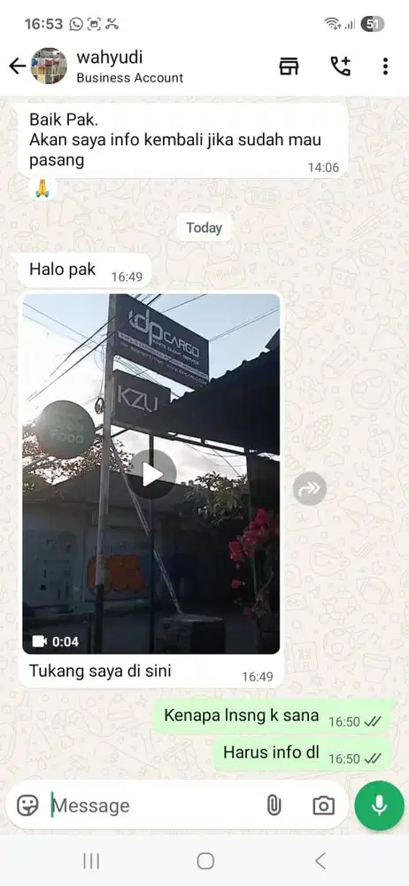 Dibutuhkan segera waiter/s untuk warung KZU