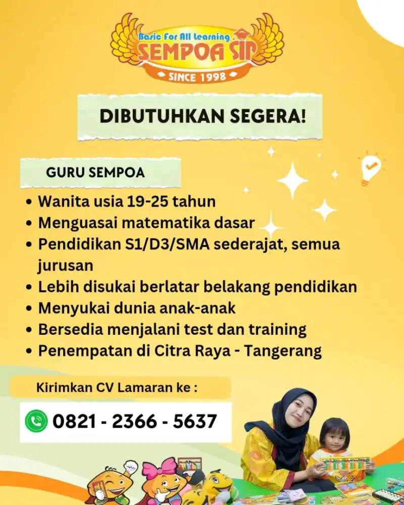Dibutuhkan Coach untuk Sempoa