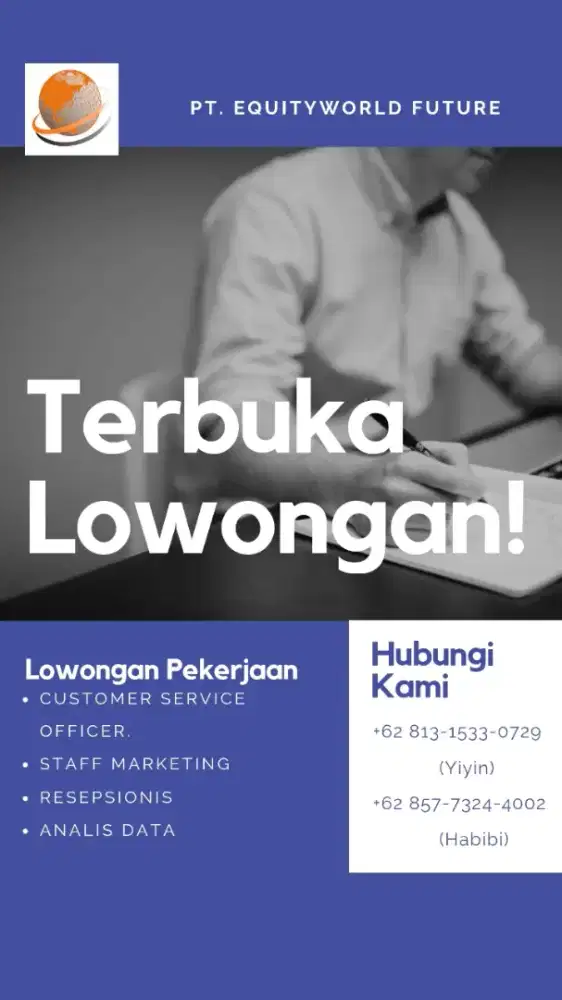 LOWONGAN PEKERJAAN ADMINISTRASI