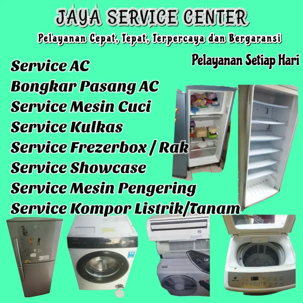 Service Kulkas Frezerbox Bongkar Pasang AC Servis AC Mesin Cuci Bulak