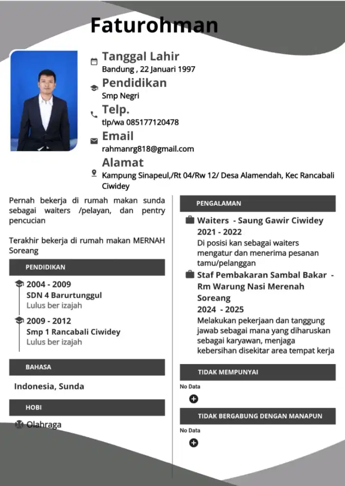Cari lowongan kerja serius