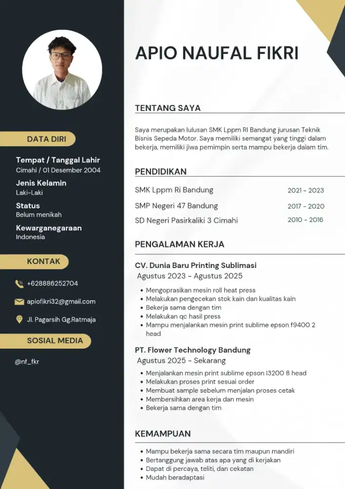 info loker sublim/percetakan