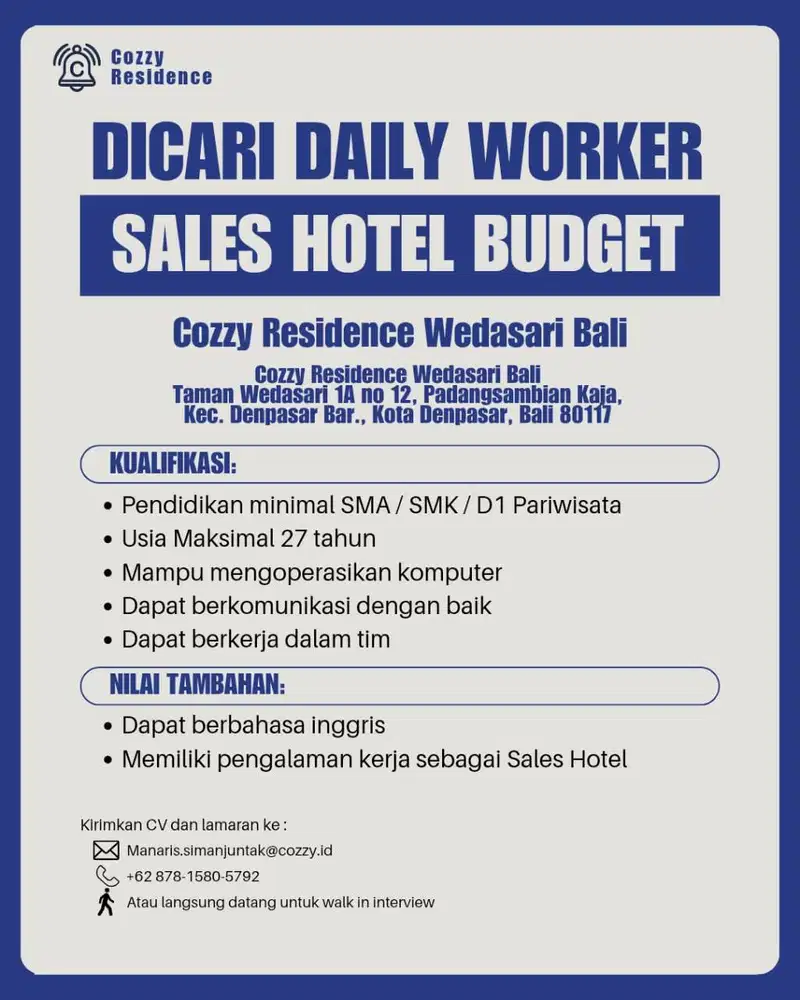 Sales Hotel Budget