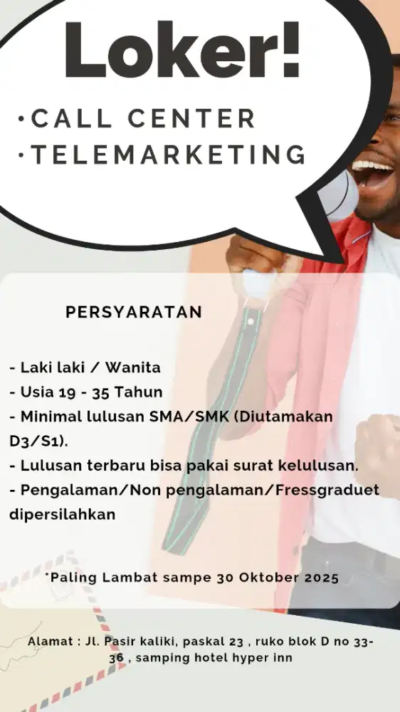 LOWONGAN PEKERJAAN