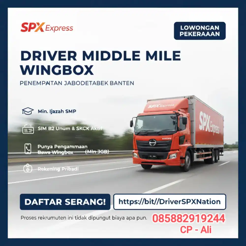 Lowongan Driver MM Wingbox