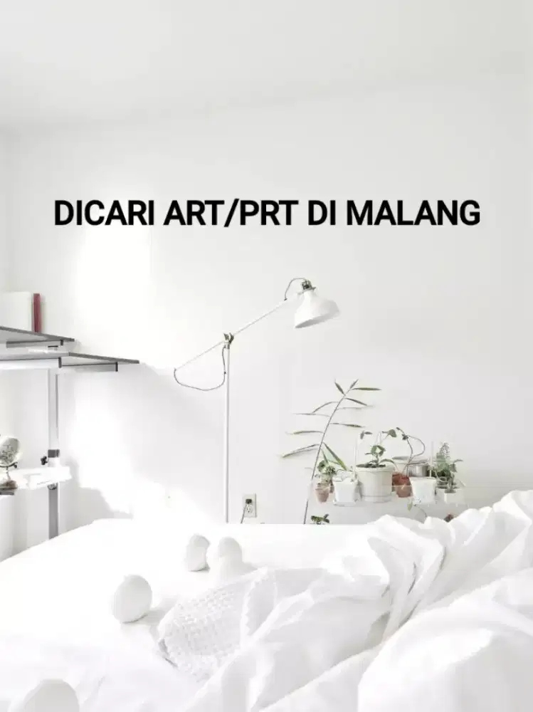 DICARI ART/PRT PEREMPUAN DI MALANG.