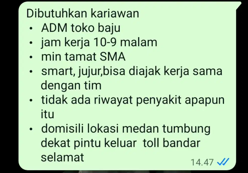 ADMIN REKAP ONLINE SHOP BAJU