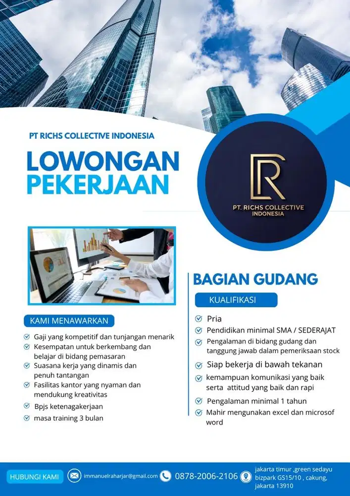 Lowokan kerja kepala gudang
