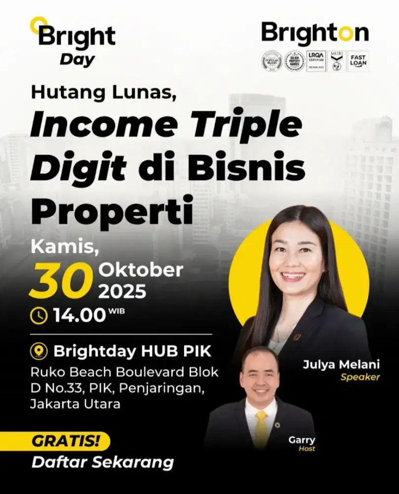 Lowongan Mitra Bisnis ( Agen Property )