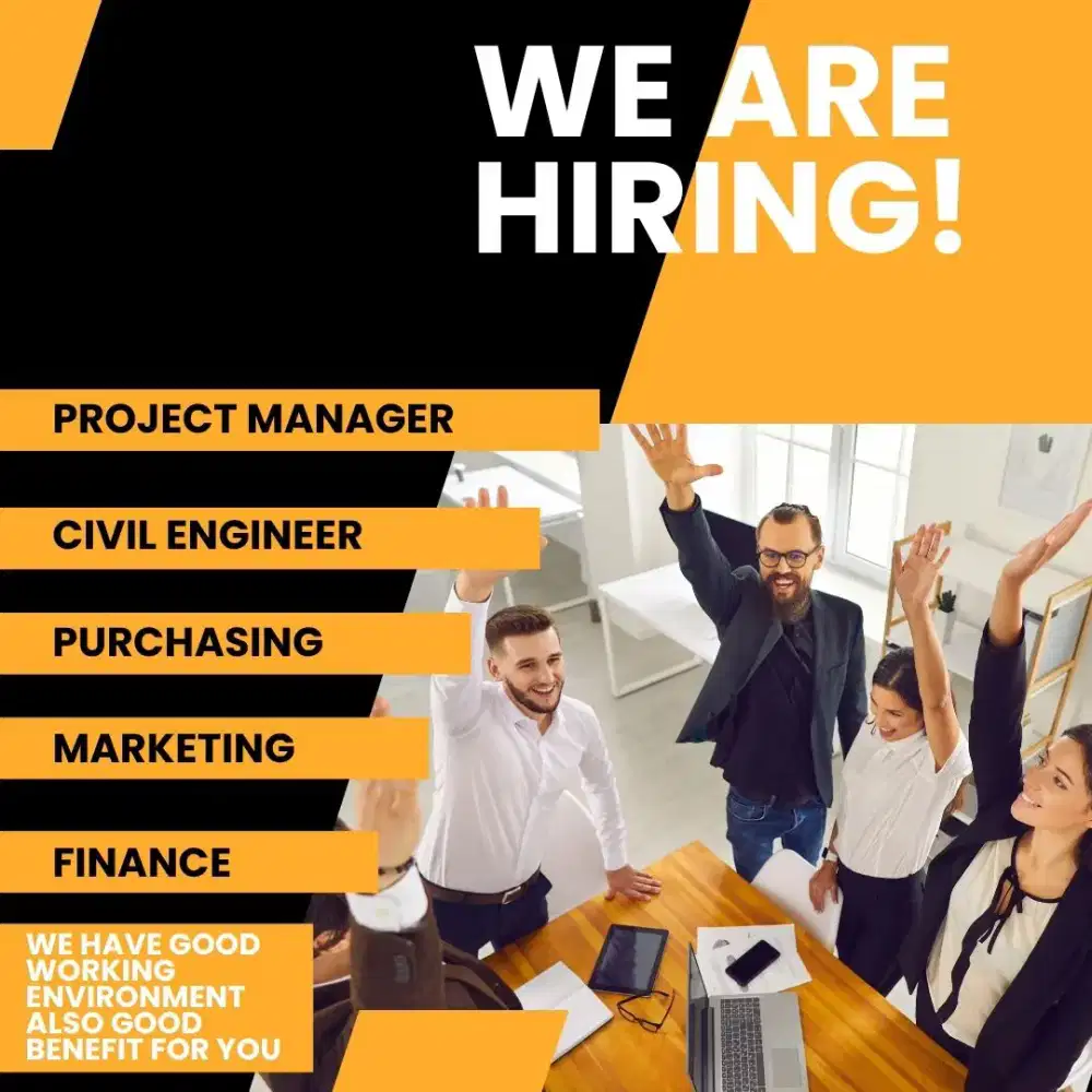 Dibutuhkan segera team untuk perusahaan konstruksi dan jasa