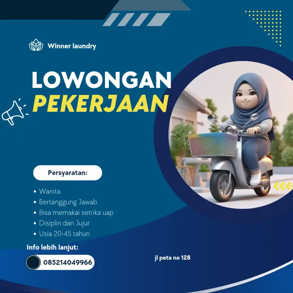 Lowongan kerja laundry