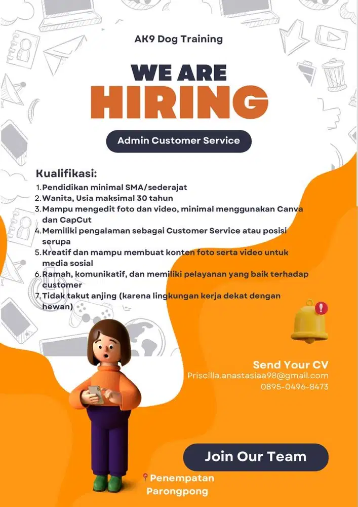 Loker Admin Customer Service
