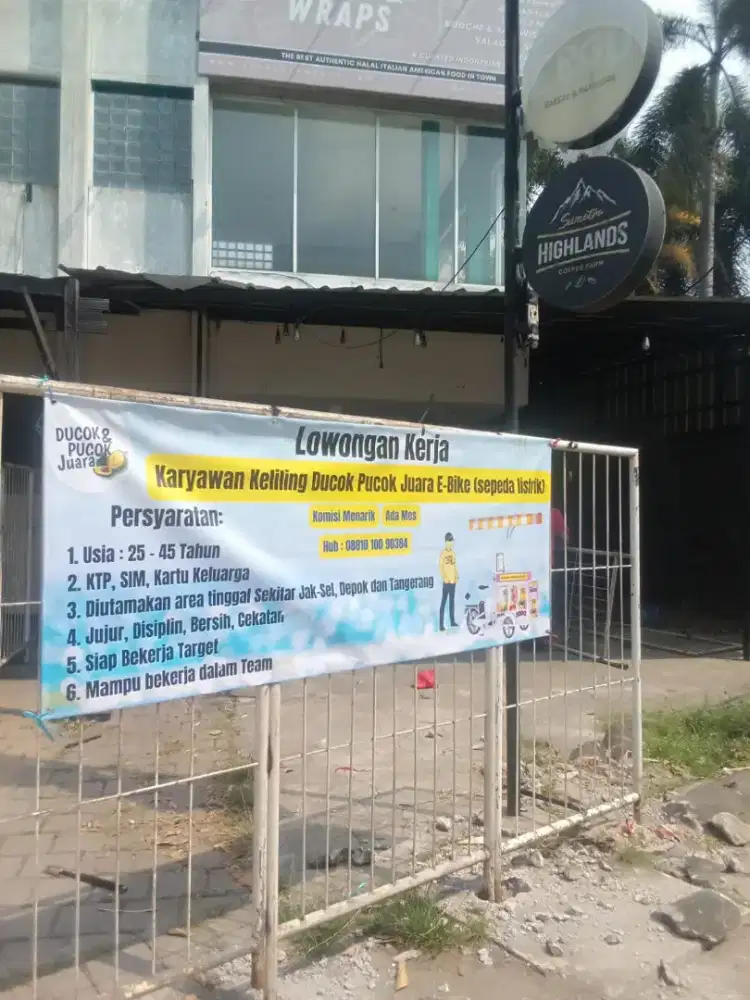 Di cari rider jualan e bike sepeda listrik