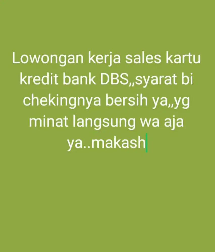 Lowongan kerja sales