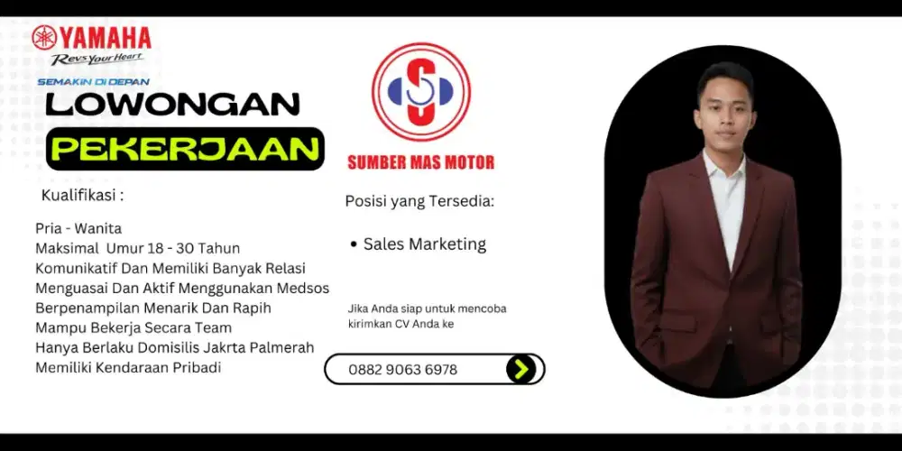 Lowongan kerja Sales Marketing