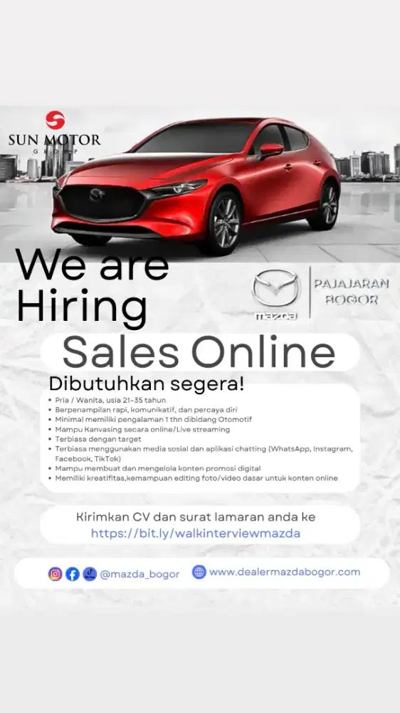 Sales Online Mazda