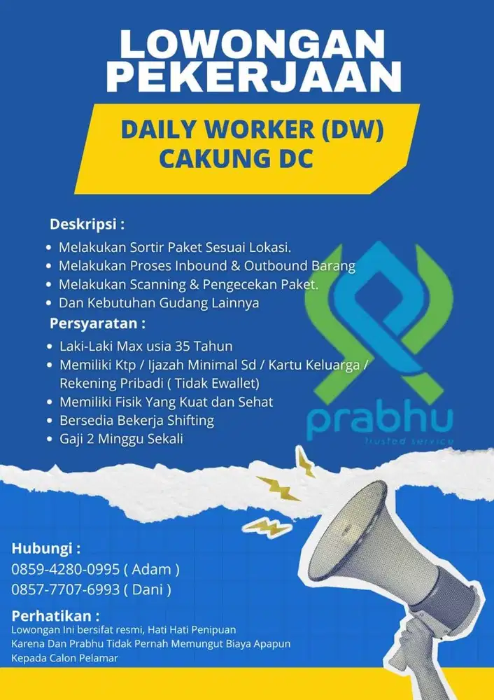 REGULER BONGKARAN SORTIR CAKUNG