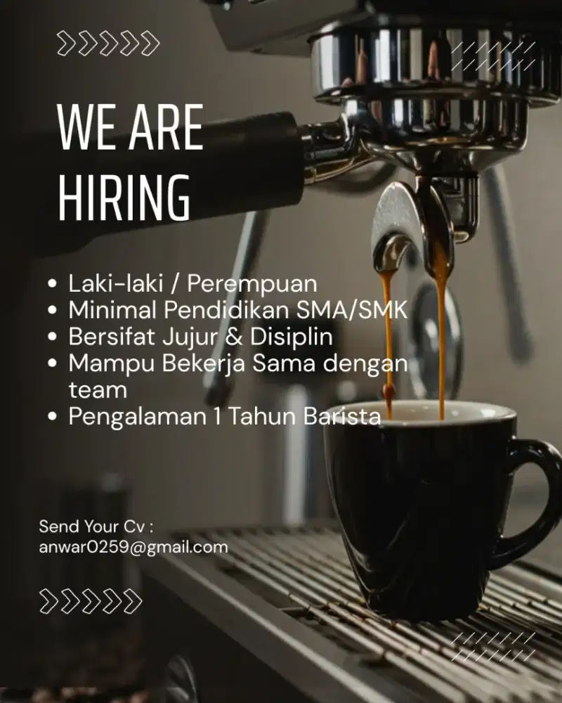 Dibutuhkan Barista