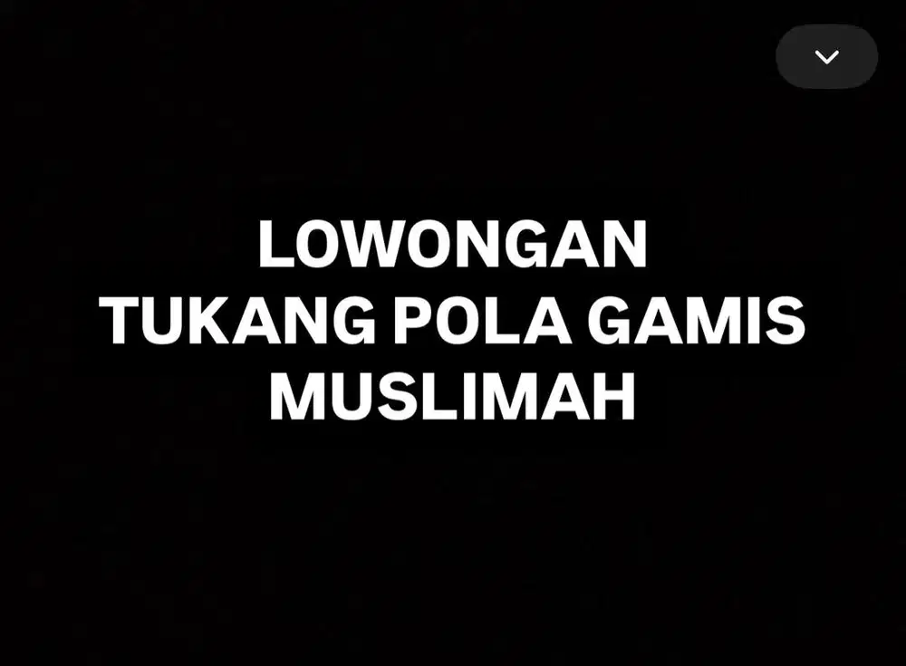 LOWONGAN freelancer tukang pola gamis muslimah