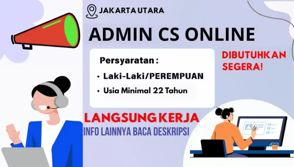 URGENT ADMIN ONLINE CS BERPENGALAMAN