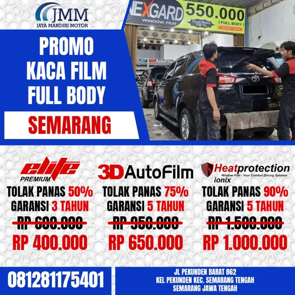 Kaca Film mobil dan gedung