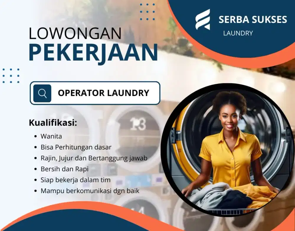 Lowongan Kerja Operator Laundry