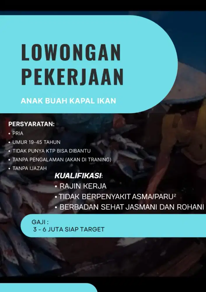 di butuhkan ABK kapal