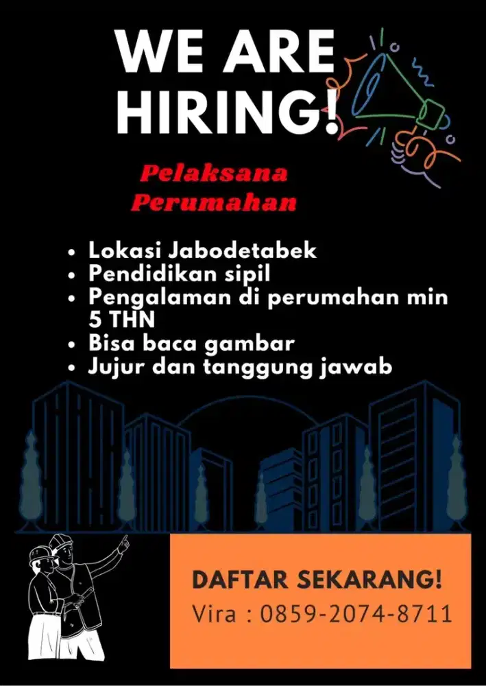 Lowongan Pekerjaan Pelaksana Perumahan