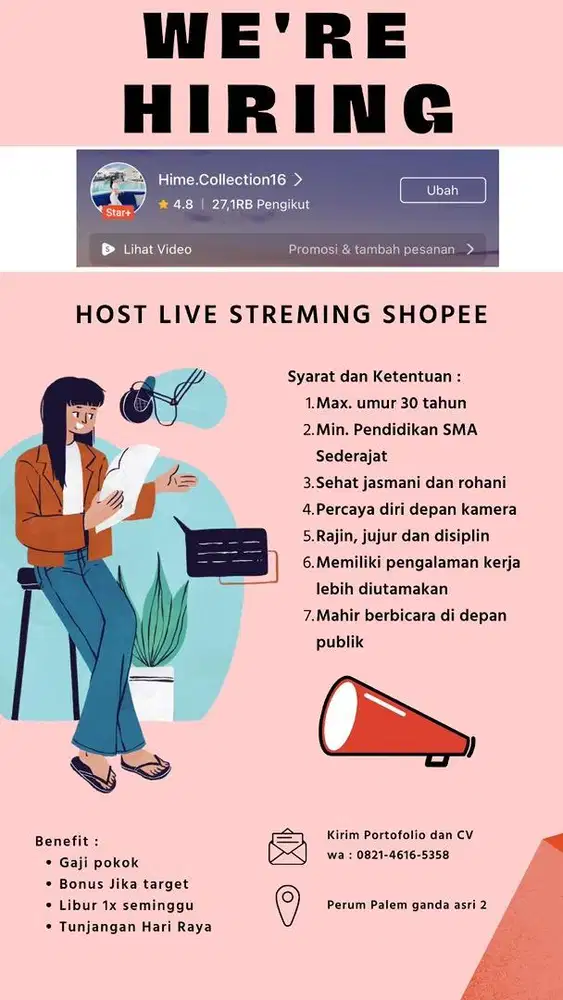 Host live streaming