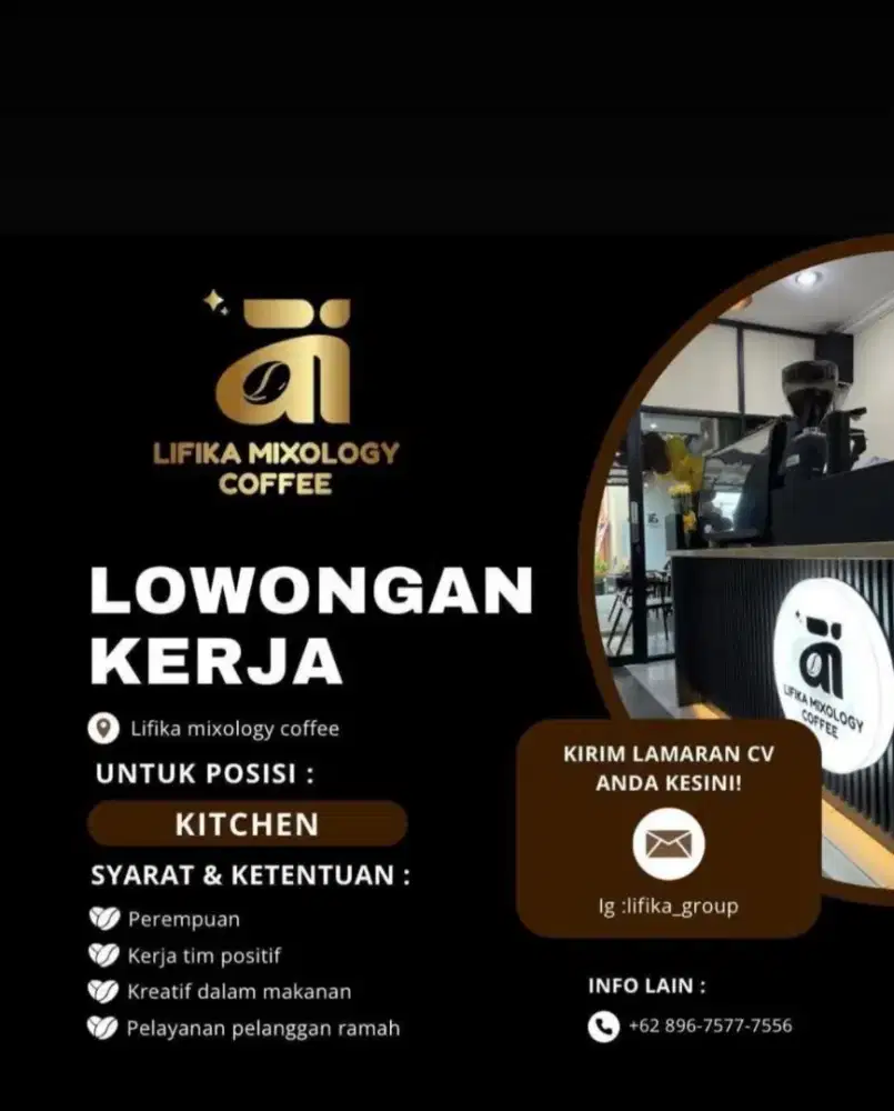 LOWONGAN KERJA KITCHEN
