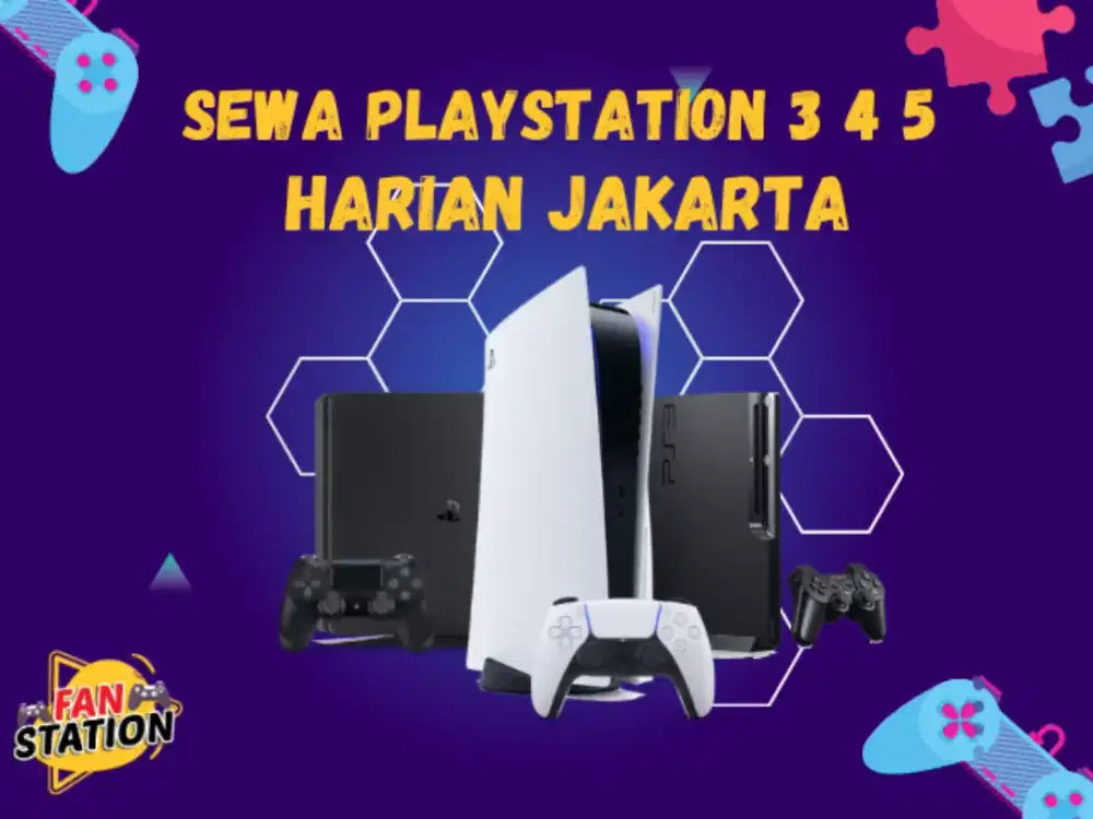 RENTAL SEWA PS PS3 PS4 PS5 & TV LED RENTAL PLAYSTATION HARIAN MINGGUAN