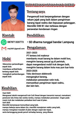 Cari lowongan kerja driver 