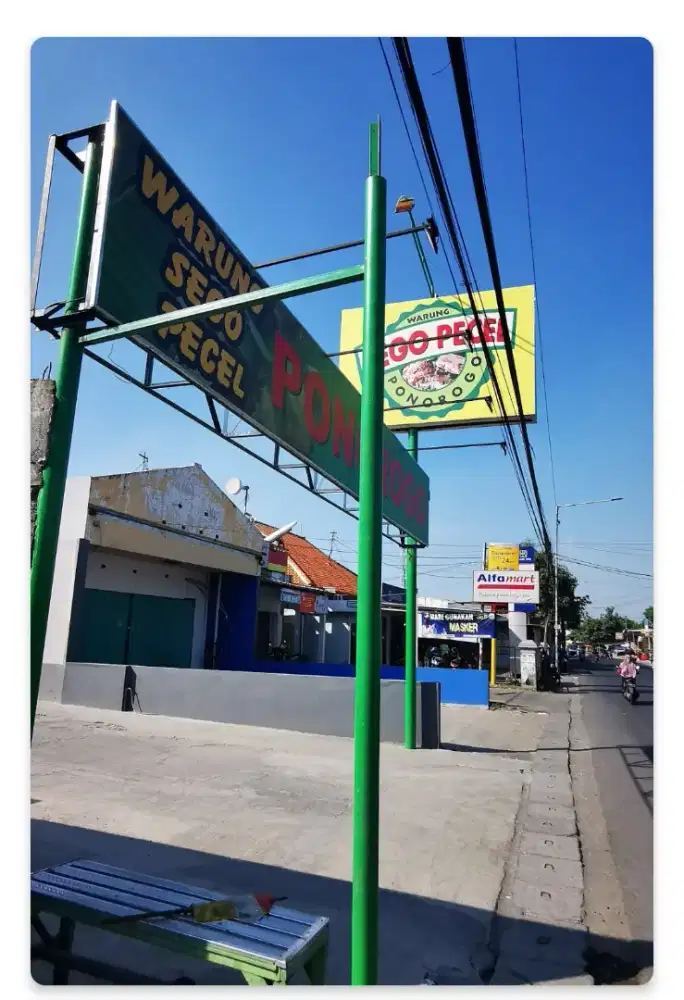 Warung Sego pecel Ponorogo