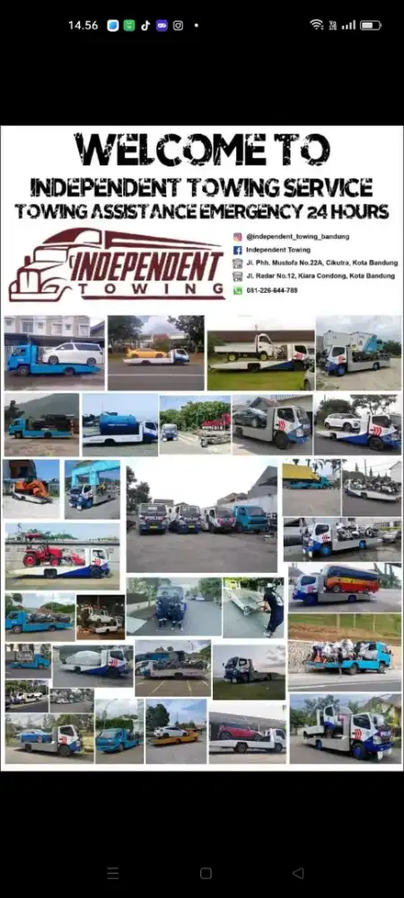 Independent towing Bandung 