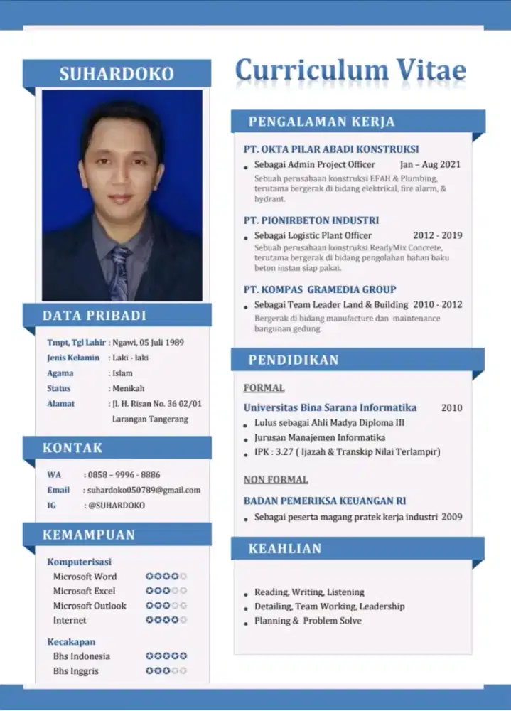 Butuh Pekerjaan