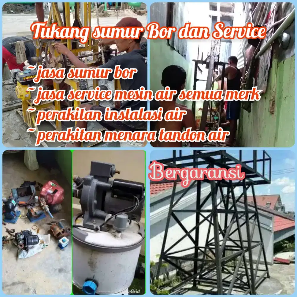 Jasa service dan sumur bor