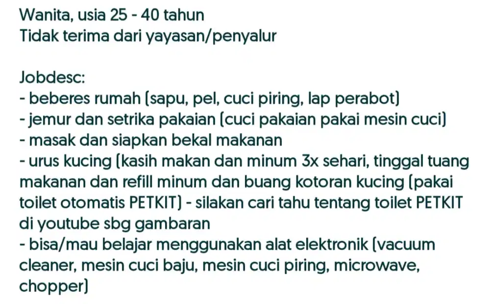 ART beberes masak NGINAP