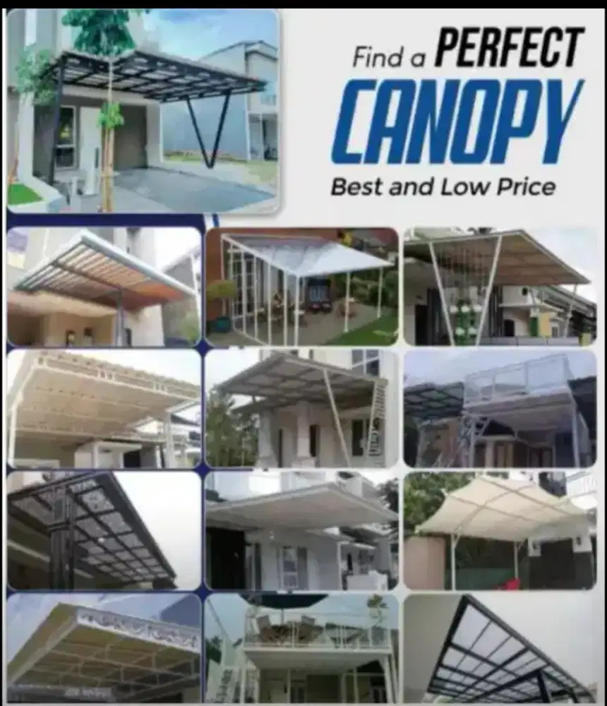 Kanopi Canopy reling tralis teralis pagar kanopi