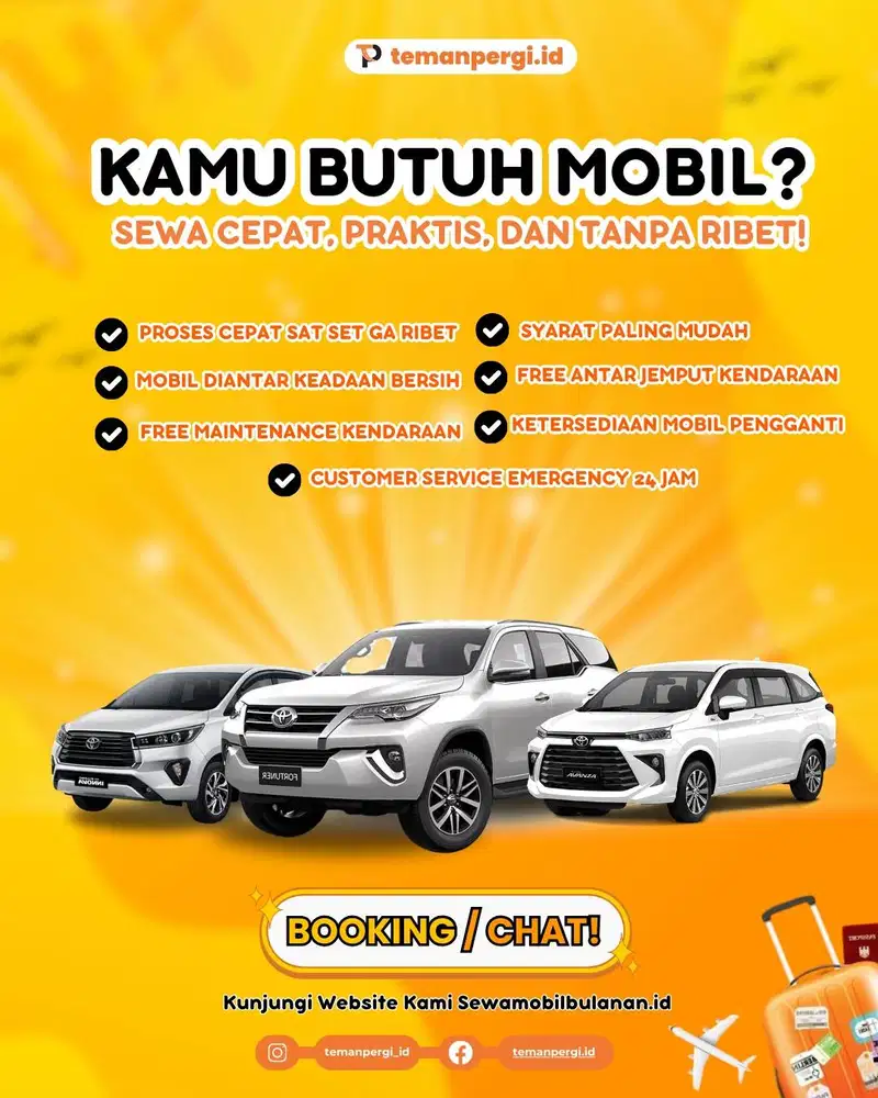 Sewa Mobil Bulanan Lepas Kunci | Solusi Lebih Hemat Berpergian Mudik!!
