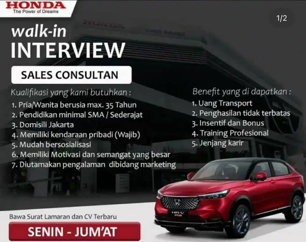 Maketing Sales Mobil Honda