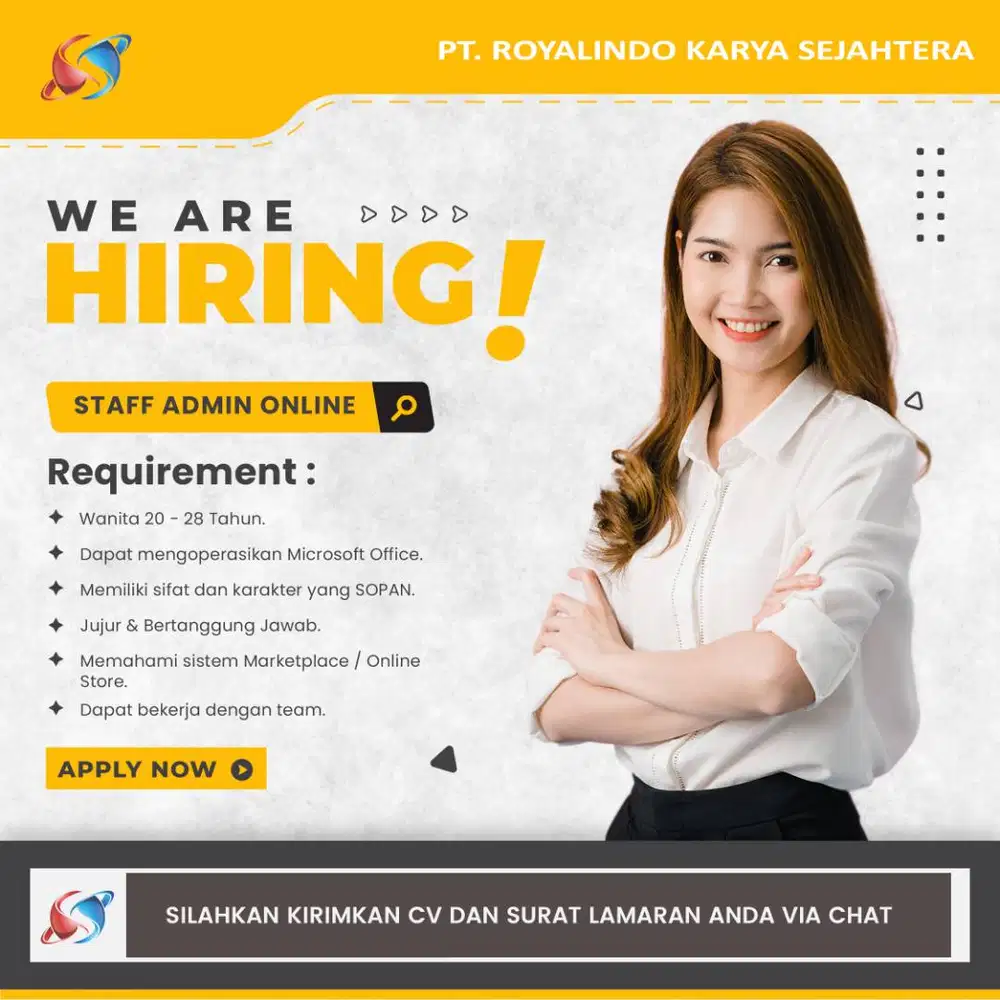 Lowongan Kerja Staff Administrasi Online Store