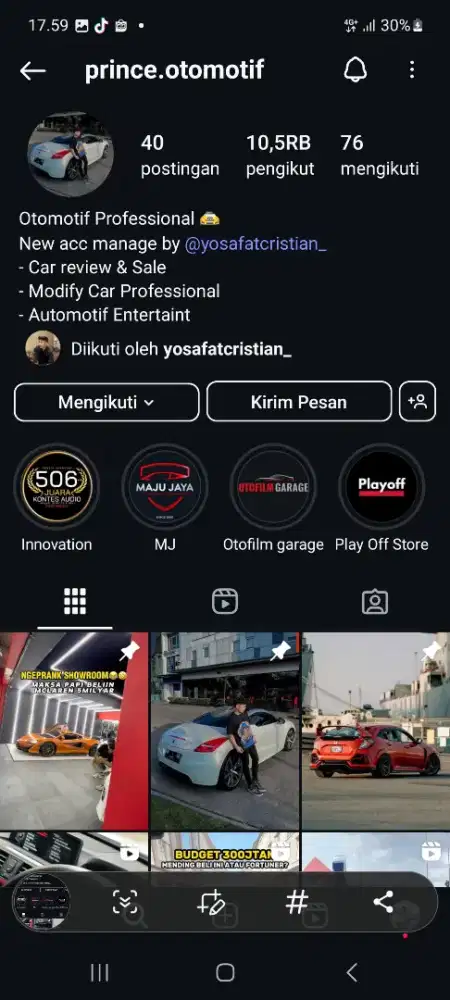Content creator dan Ads manager